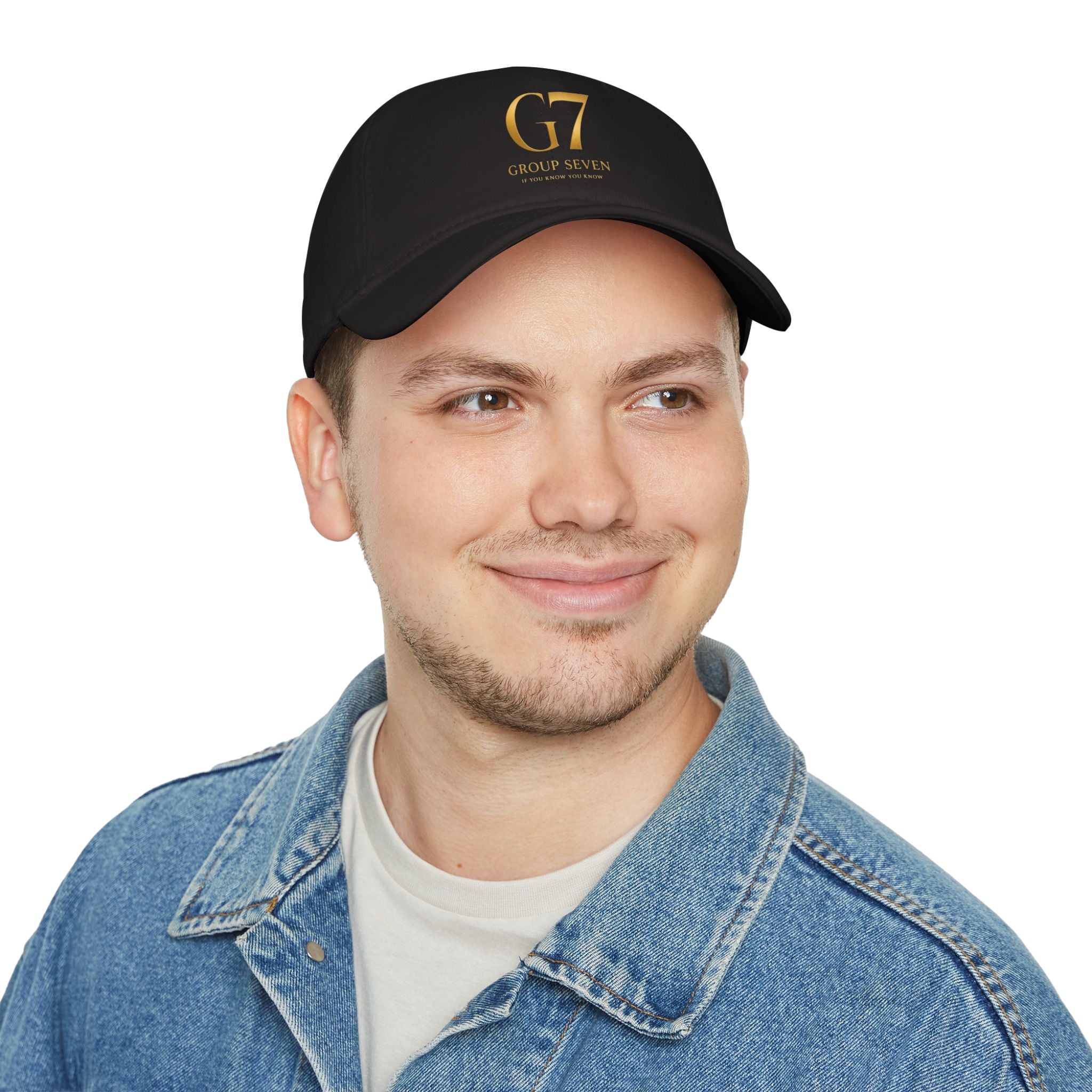 Stylish Low Profile Baseball Cap with G7 Logo