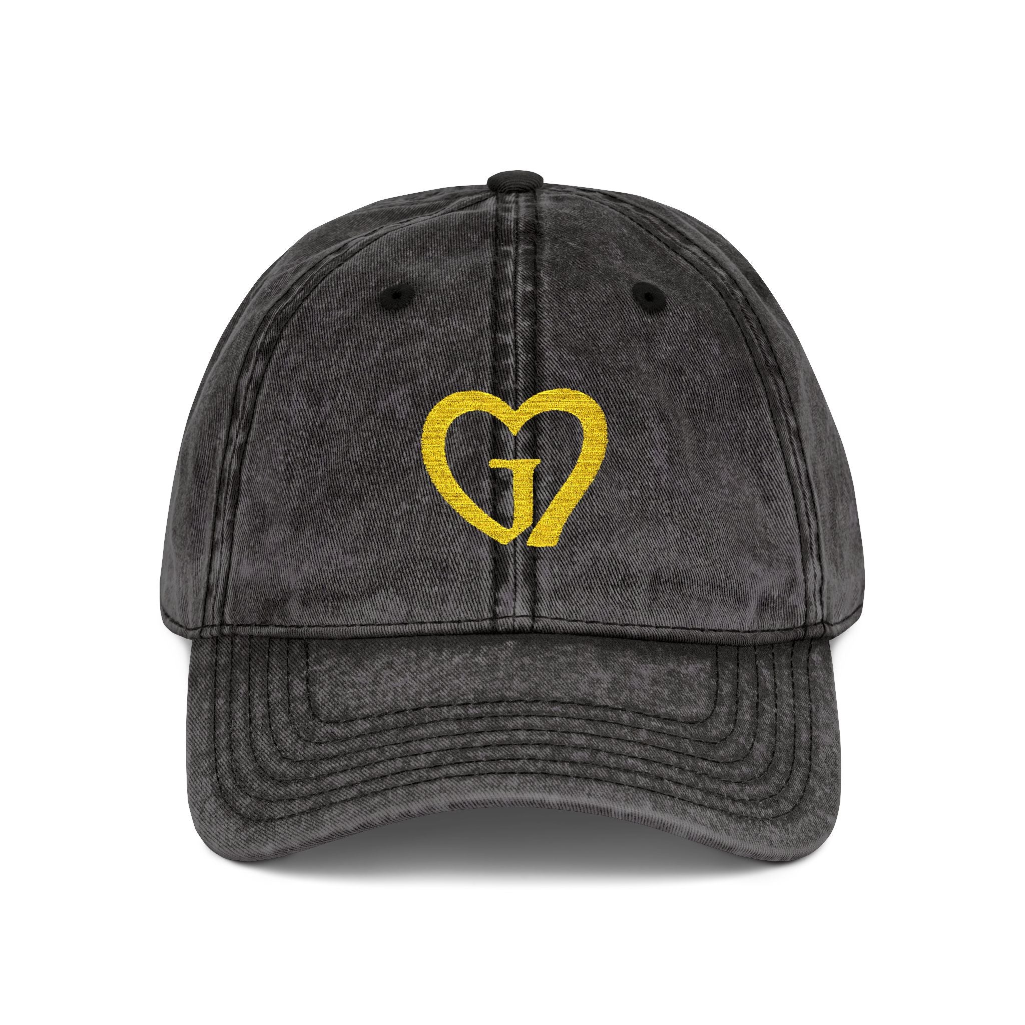 Vintage Heart Embroidered Cap for Casual Style