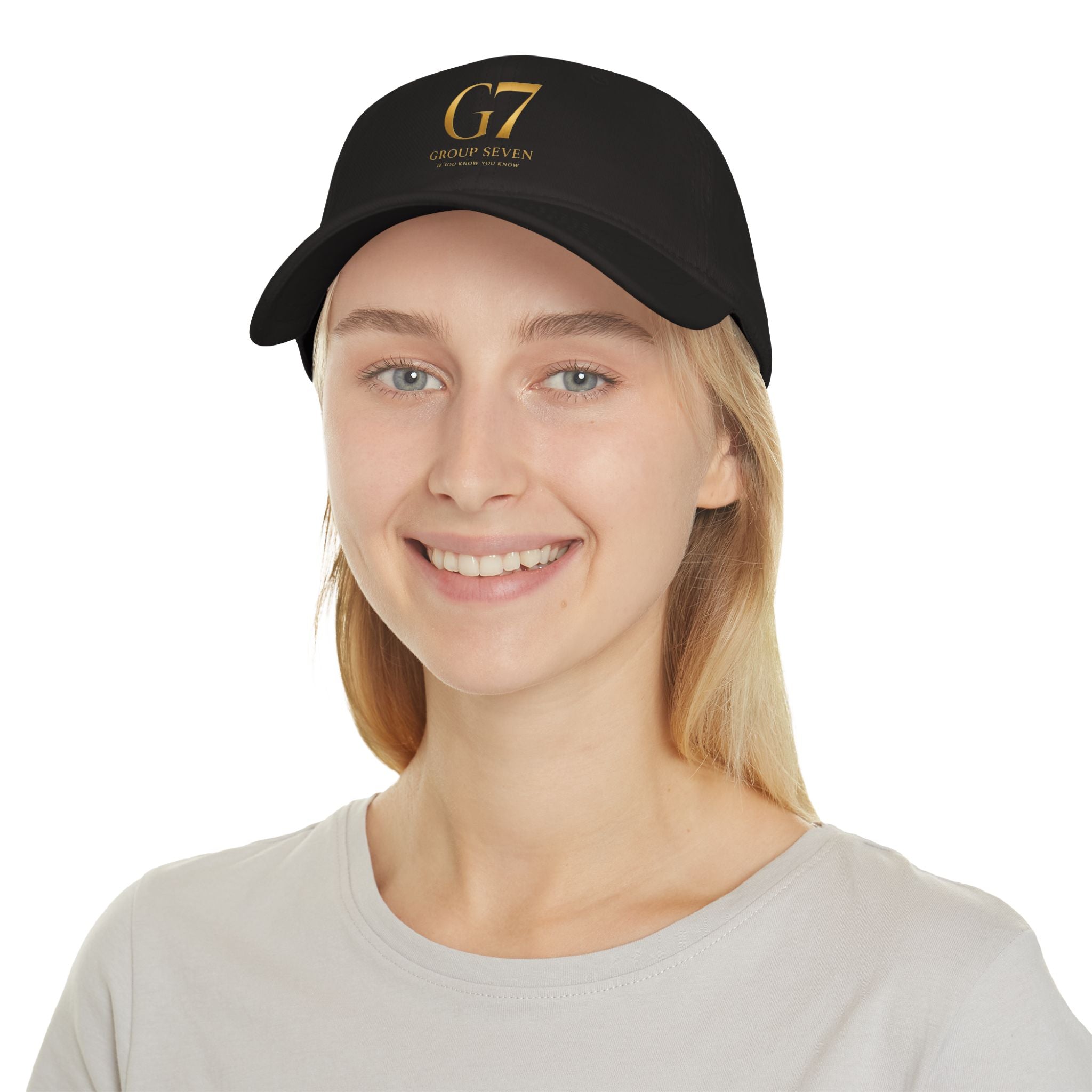 Stylish Low Profile Baseball Cap with G7 Logo