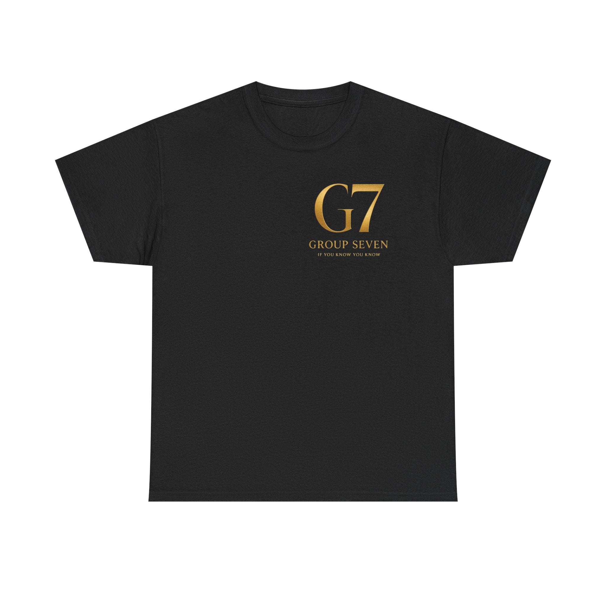 Gold G7 Group Seven Unisex Heavy Cotton T-Shirts