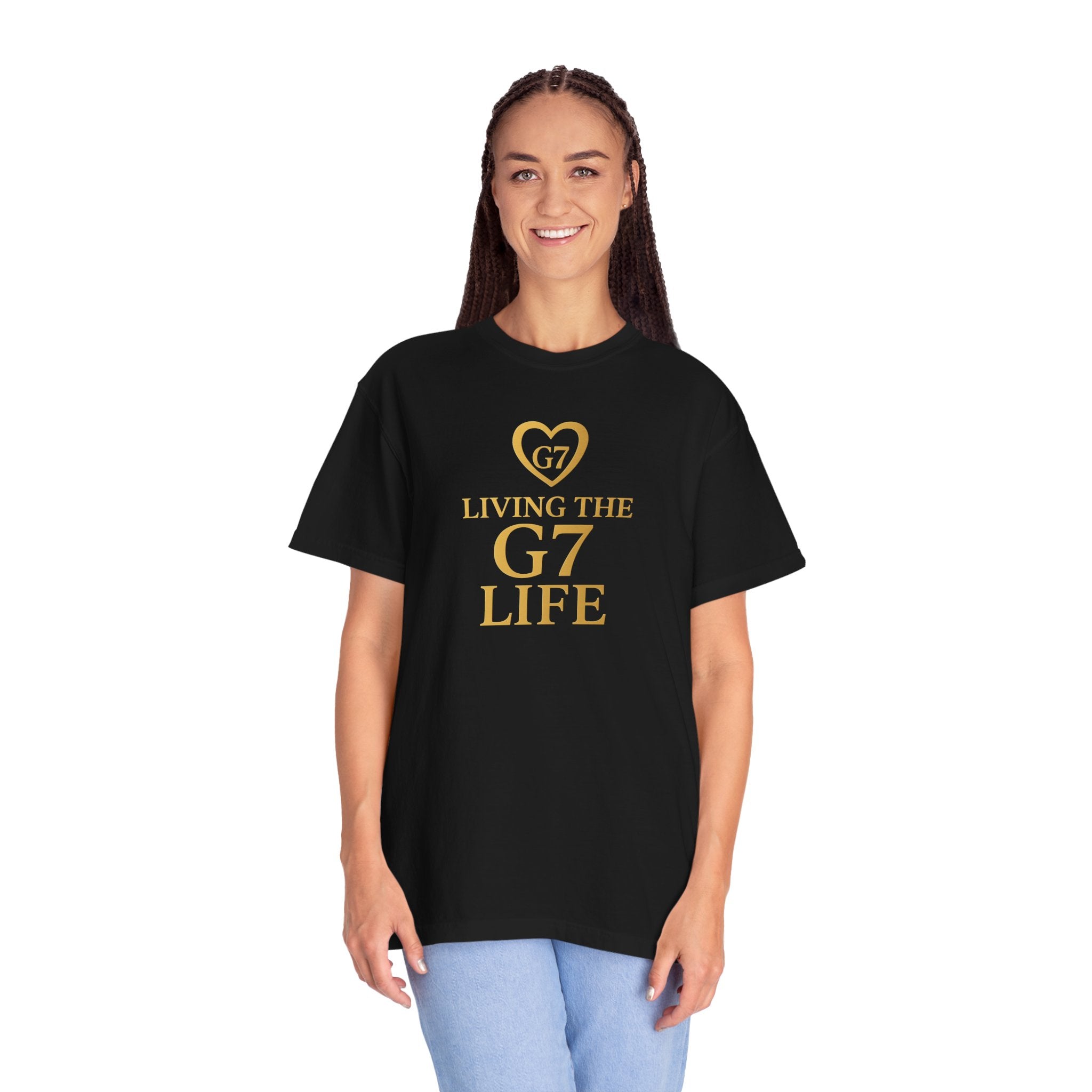 Living the G7 Life Unisex Garment-Dyed T-Shirt